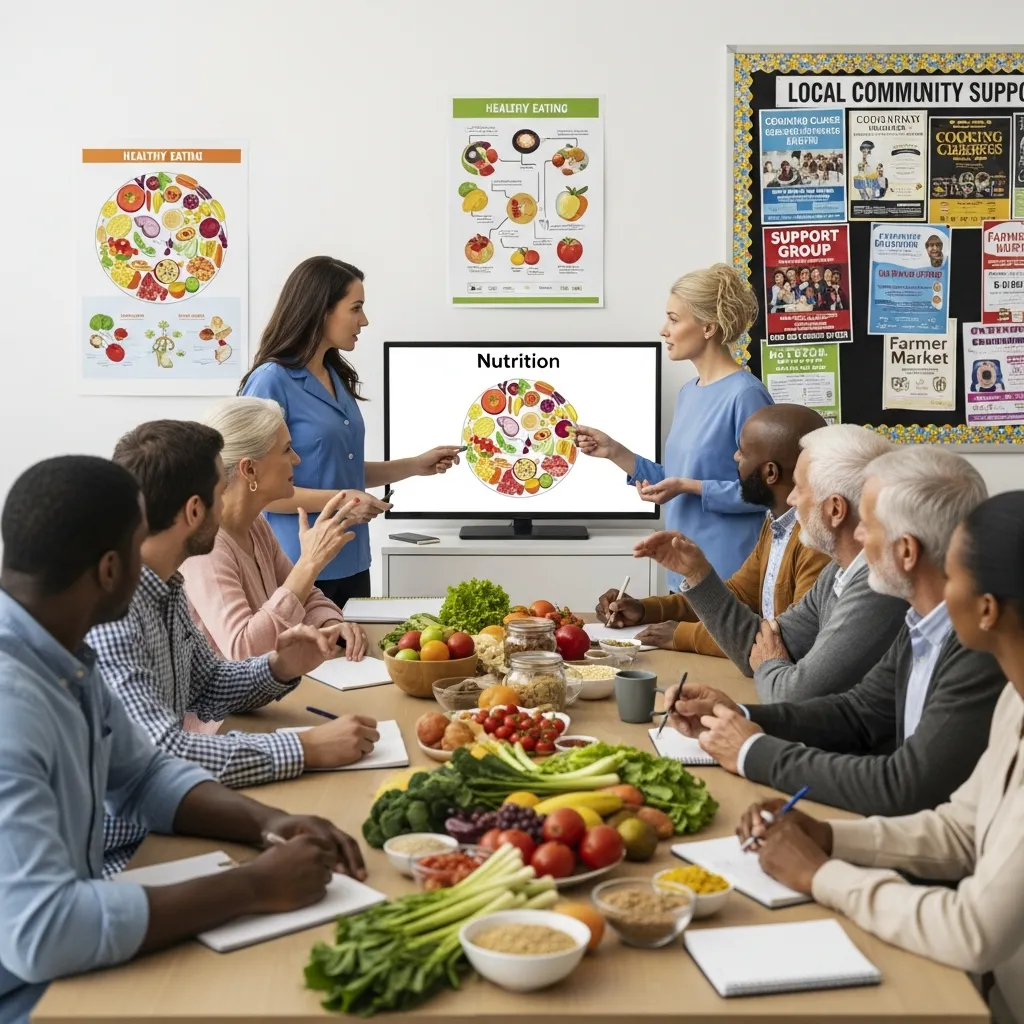 Combining Diet with Education and Community Support