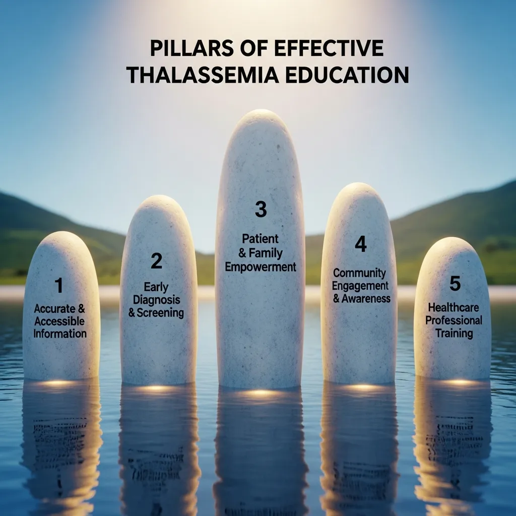 Key pillars of thalassemia education