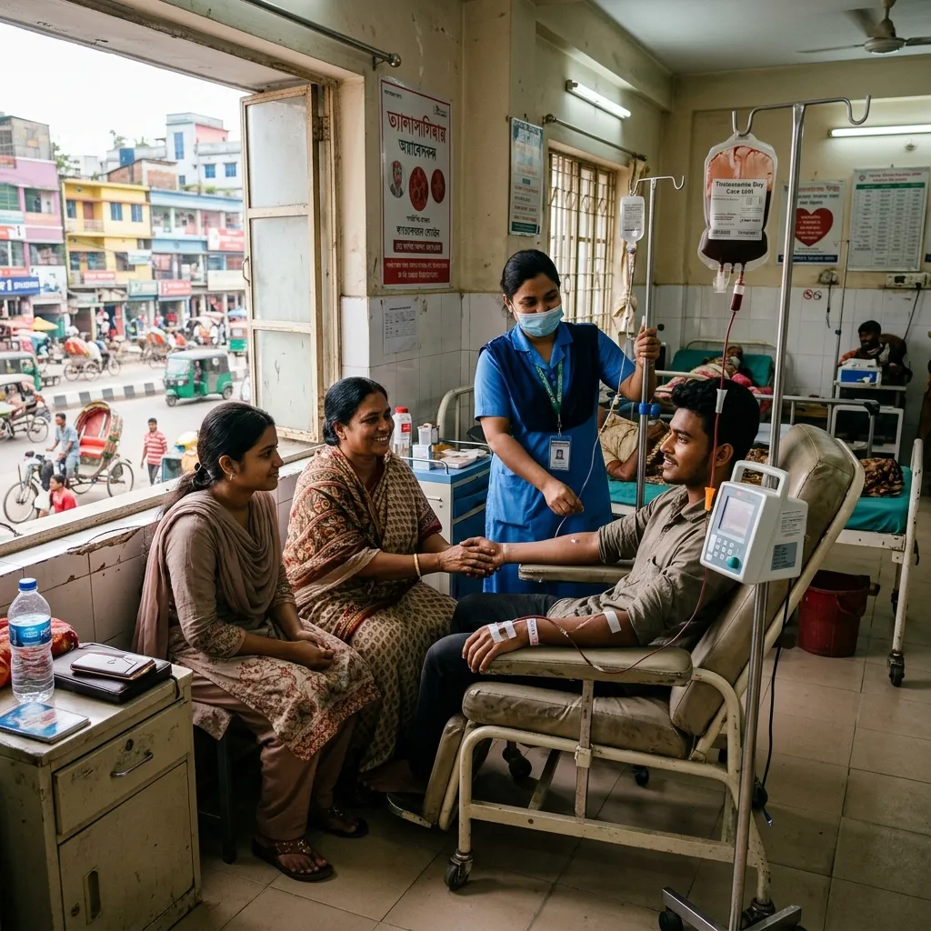 Daily life of thalassemia patients in Bangladesh
