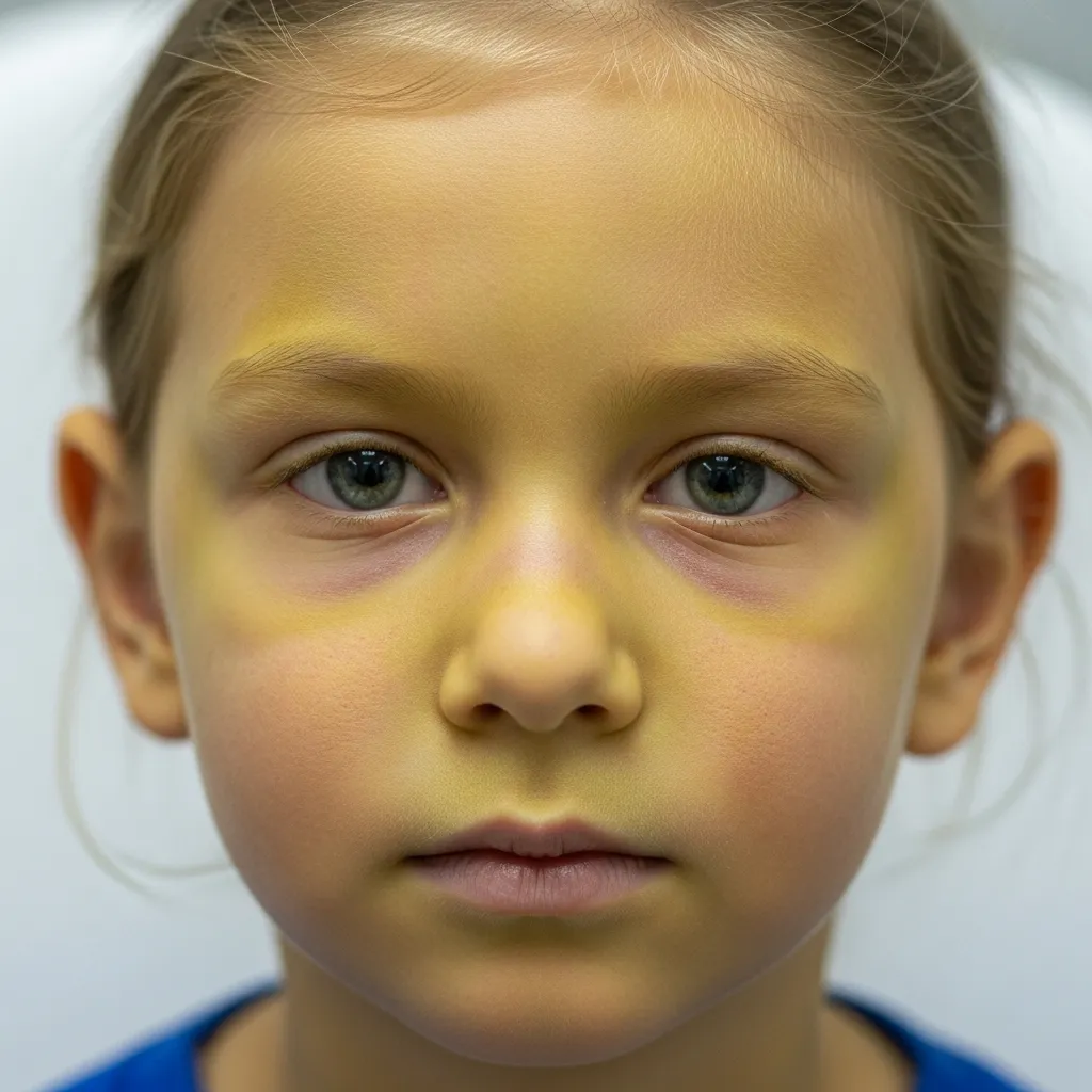 Diagnosing thalassemia-related skin color changes