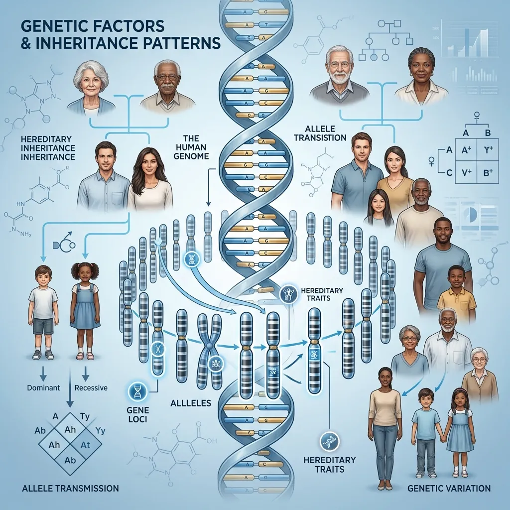 Thalassemia inheritance pattern illustration